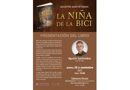 Presentación del libro "LA NIÑA DE LA BICI" en Salesianos Deusto de Bilbao