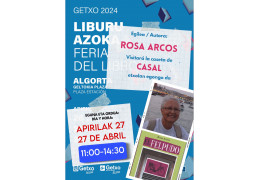 Firma de ejemplares del libro EL FELPUDO de Rosa Arcos en la Feria del Libro de Getxo