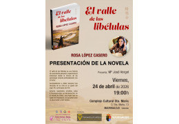 Presentación del libro "EL VALLE DE LAS LIBÉLULAS" en el Complejo Cultural Santa María de Madrigalejo (Cáceres)
