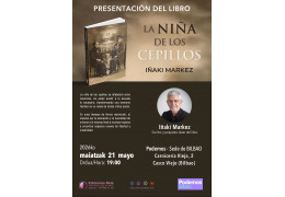 Presentación del libro "LA NIÑA DE LOS CEPILLOS" en la sede de Podemos en Bilbao