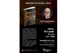Presentación del libro "EL ASESINO QUE MURIÓ DE VIEJO" en Torrezabal Kultur Etxea de Galdakao (Bizkaia)