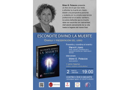 Charla y presentación del libro ESCONDITE DIVINO: LA MUERTE en Centro Cívico Bidarte