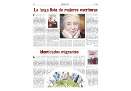 Reseña en el PERIÓDICO BILBAO del libro "PARADIGMAS MIGRANTES" del escritor Jorge Fernández